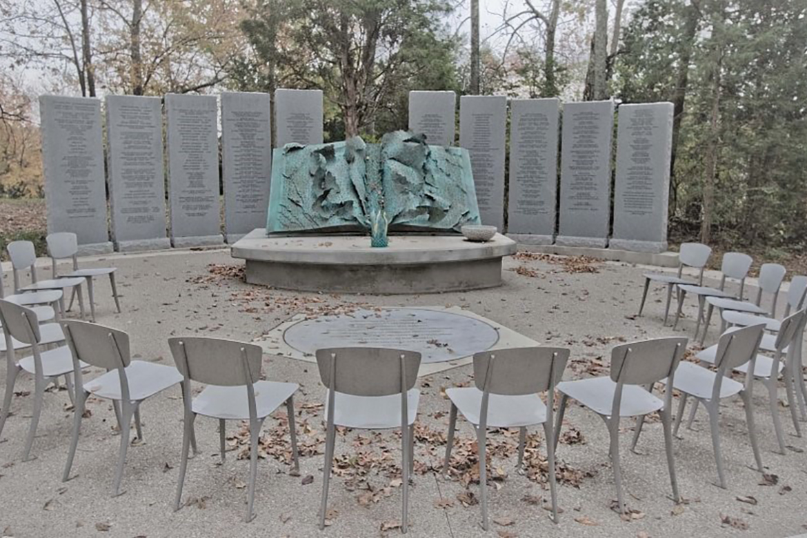 Located on the grounds of the Gordon Jewish Community Center in Nashville, Tenn., the Nashville Holocaust Memorial is a tribute to honor those who were murdered in the Holocaust and the survivors. (Photo by Nashville Holocaust Memorial)