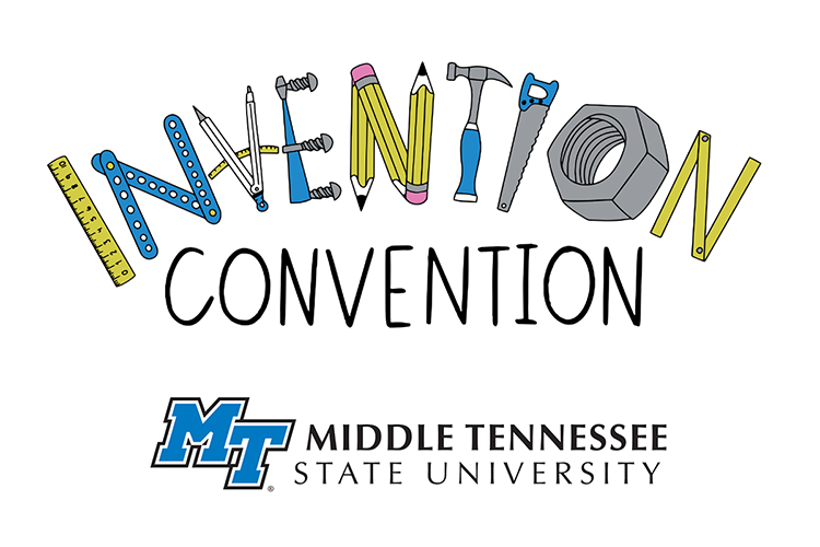 MTSU Invention Convention logo with university logomark