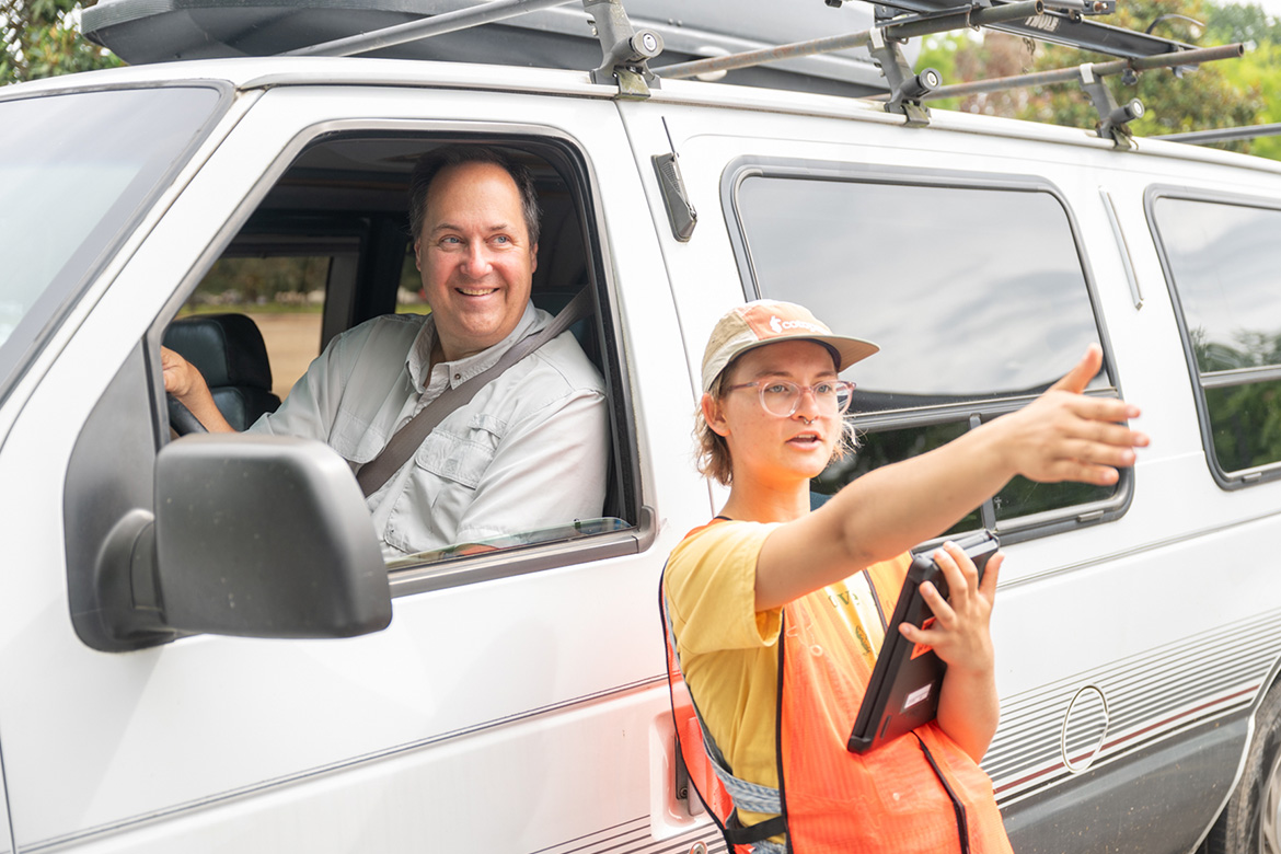 Volunteers sort through and pack up items to be recycled at the inaugural Murfreesboro Recycling Roundup, hosted by Middle Tennessee State University in Murfreesboro, Tenn., in partnership with Tennessee Environmental Council. This year’s event is set for 9 a.m. to 1 p.m. Saturday, Aug. 16, in the campus parking lot at 602 N. Rutherford Blvd. (MTSU photo by James Cessna)