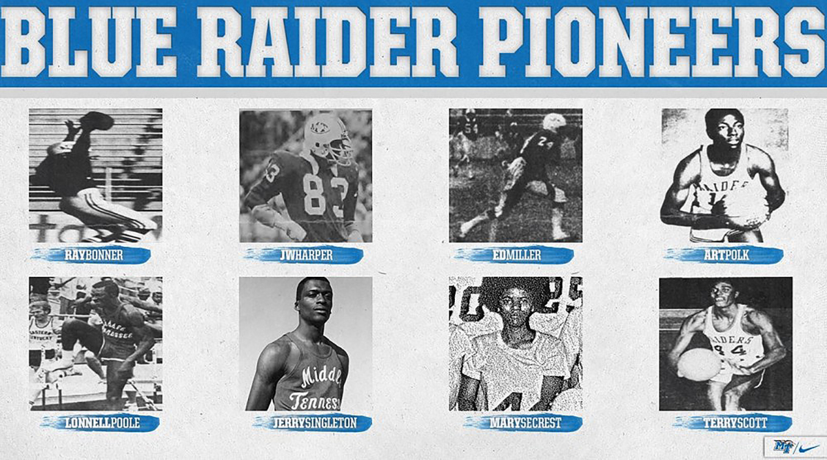 Blue Raider pioneers graphic