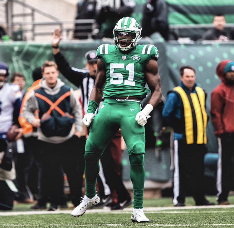 NFL linebacker Brandon Copeland of the New York Jets