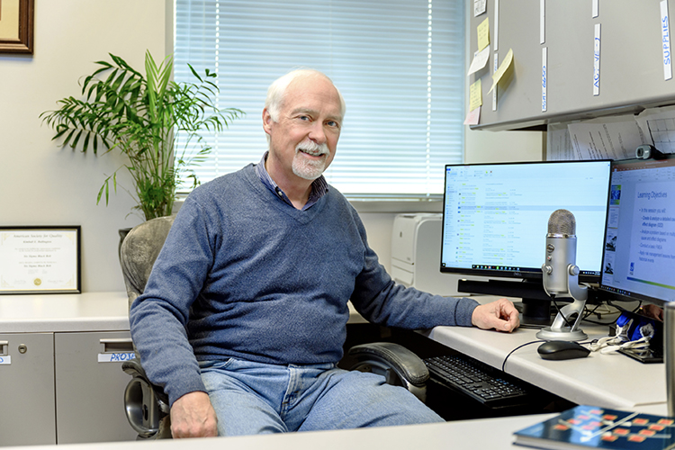 MTSU management professor Kimball Bullington is among several faculty who teach courses in the new supply chain management degree program at Middle Tennessee State University in Murfreesboro, Tenn. (MTSU photo by J. Intintoli)