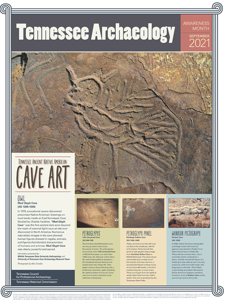 Noel Lorson, associate professor in the Department of Art and Design at Middle Tennessee State University in Murfreesboro, Tenn., won second place in the 2022 Archaeology Awareness Month poster hosted by the Society for American Archaeology. The created the winning design for the 2025 contest. (Submitted image)