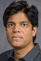 Dr. Sanjay Asthana, professor of media studies and visual communication, School of Journalism and Strategic Media (2017 photo)