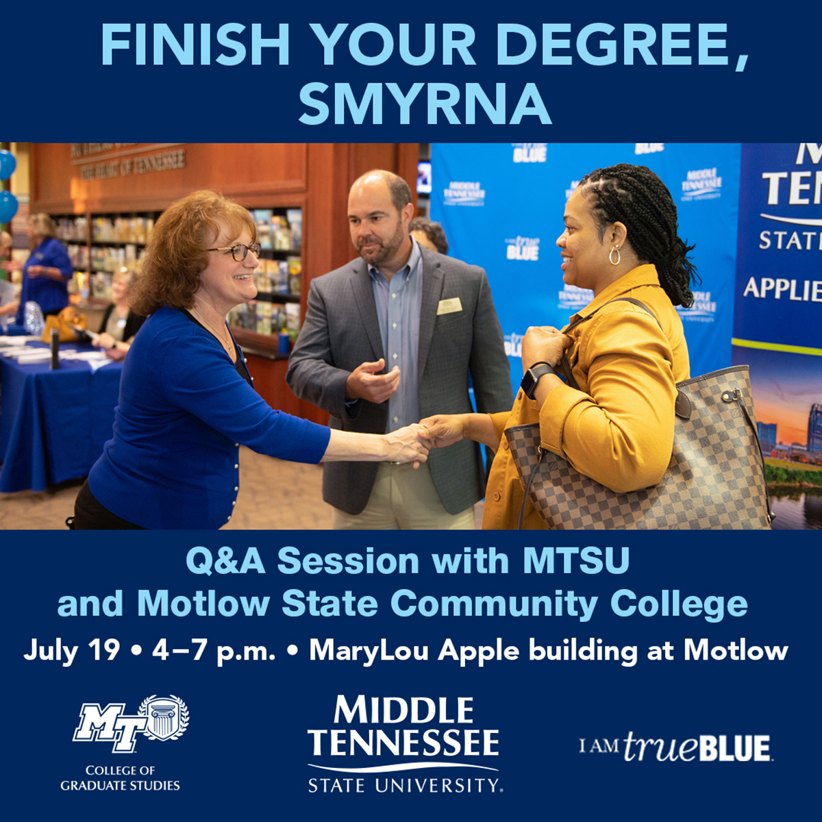 Finish Your Degree Smyrna graphic