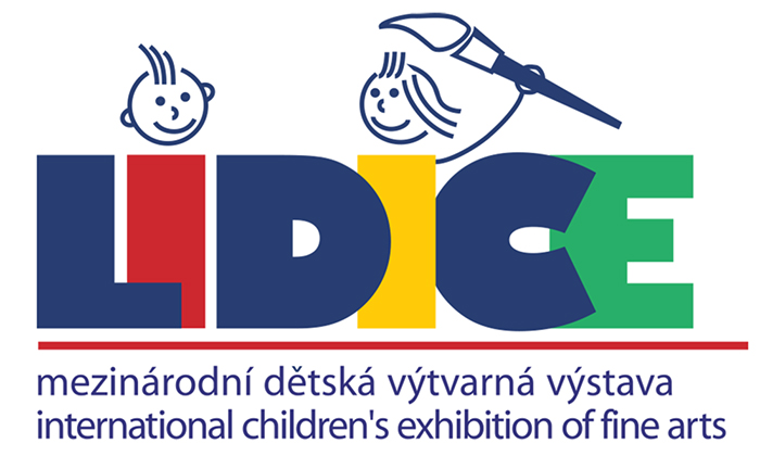 International Children's Exhibition of Fine Arts Lidice logo