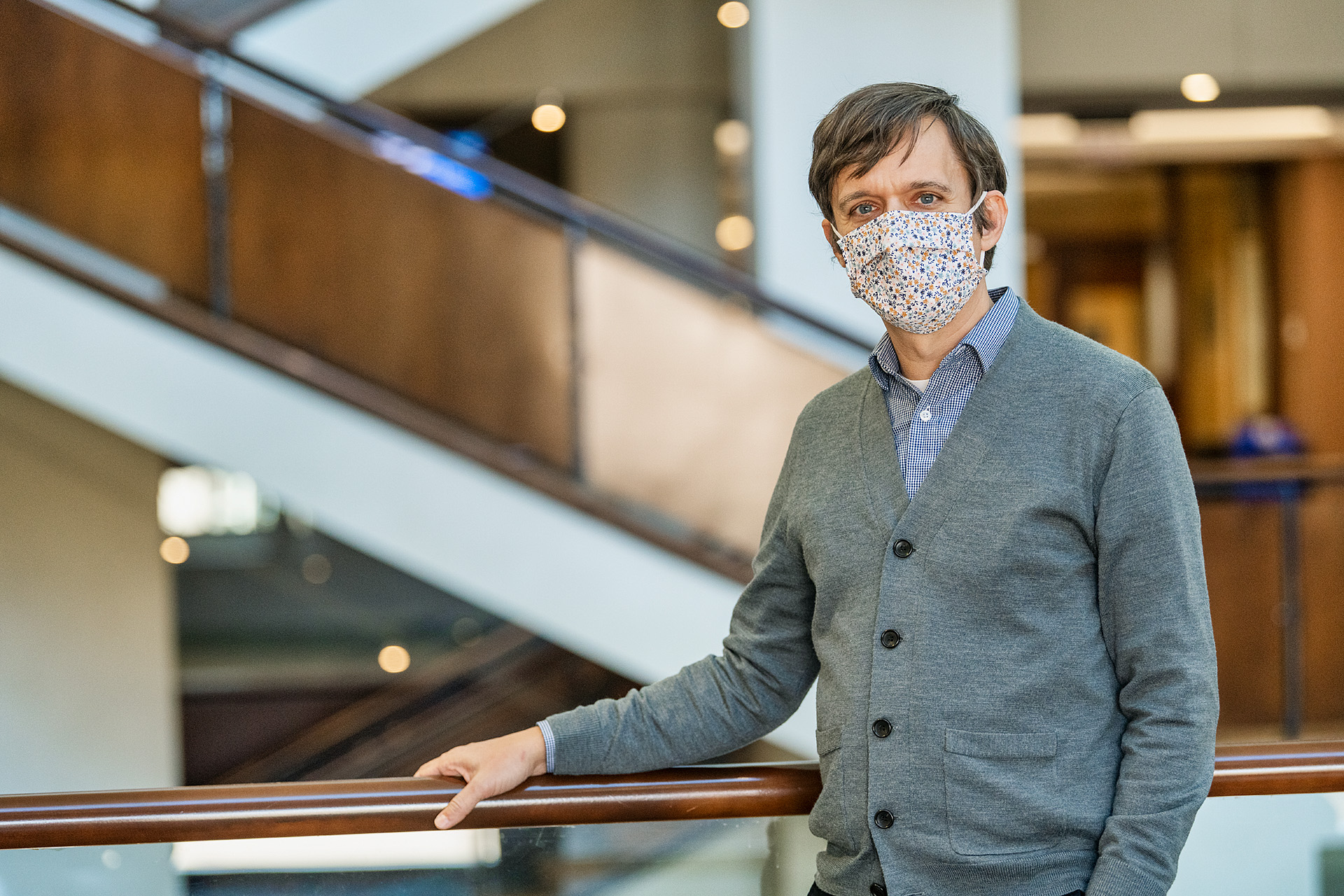 Jason Vance, Information Literacy Librarian, James E. Walker Library. (Photo: Andy Heidt)