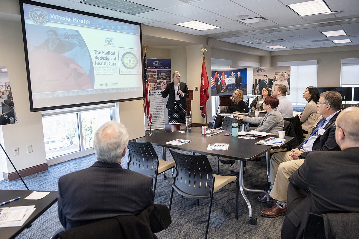 Jennifer Vedral-Baron discusses VA's "Whole Health" initiative.