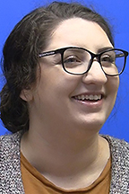 Katherine Rowe, master’s degree candidate in sociology in the College of Liberal Arts and a 911 dispatcher for the Murfreesboro Police Department