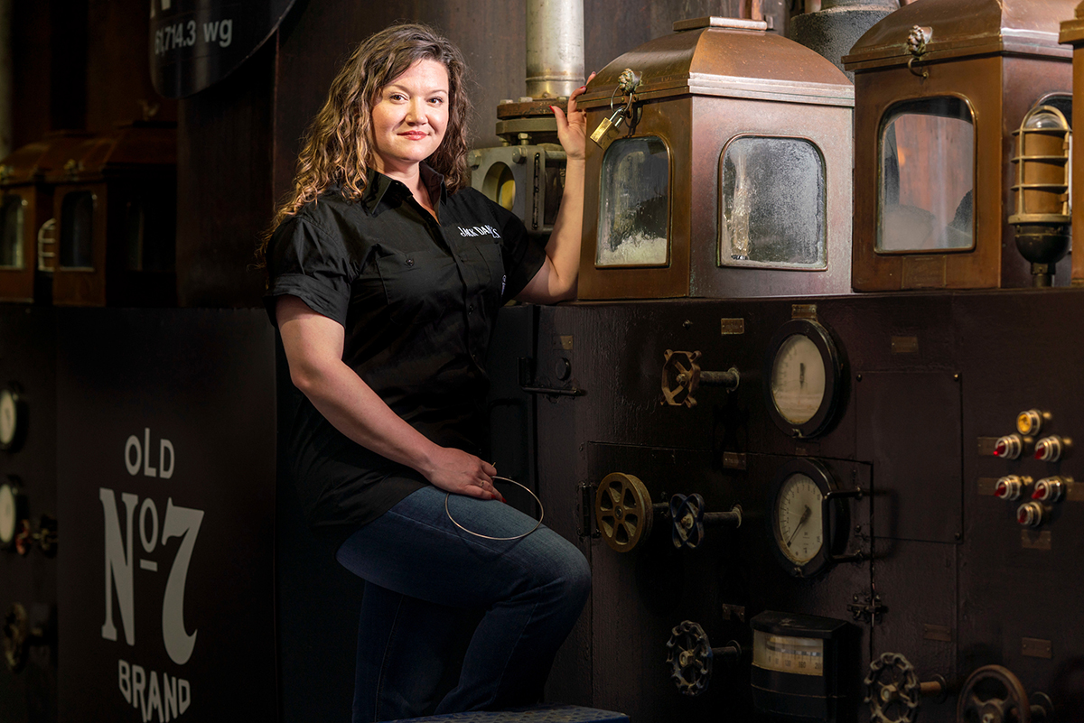 For alumna Lexie Phillips (Class of 2011), “MTSU was one of my influences that taught me hard work and curiosity can lead you to amazing places in life.” In the spring, a promotion at Jack Daniel’s in Lynchburg, Tenn., made her the first female assistant distiller in company history. (Submitted by Jack Daniel Distillery)