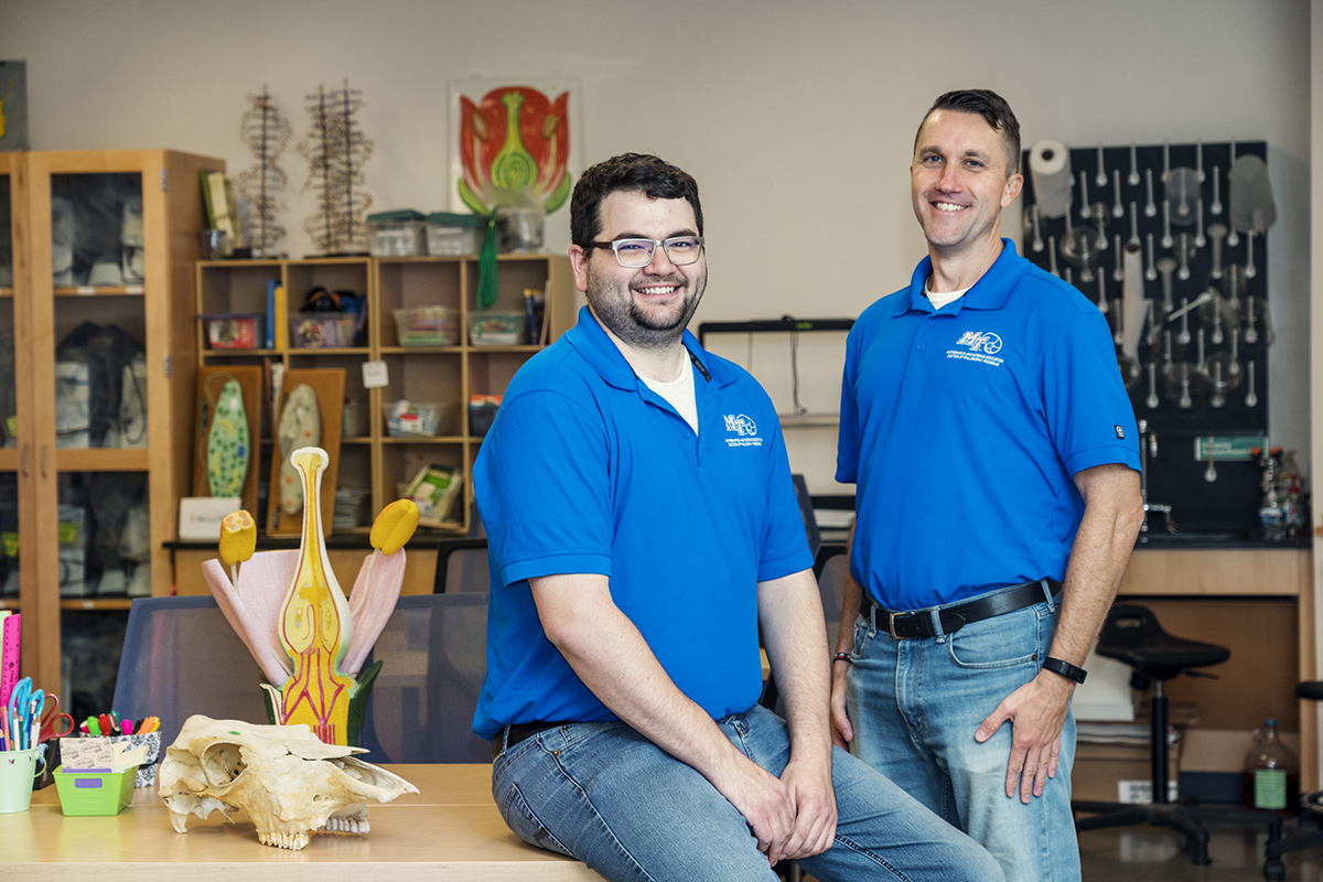 Joshua Reid and Grant Gardner