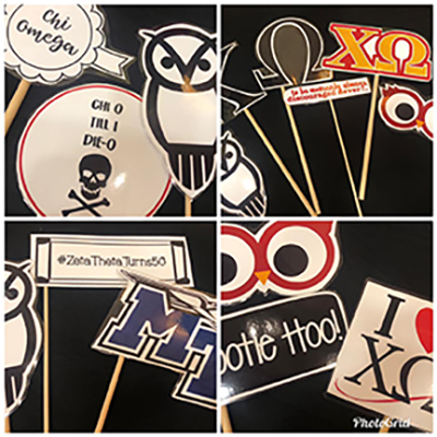 MTSU Chi Omega 50th memorabilia