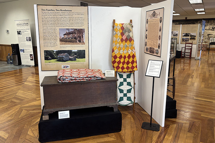 Participants in the Middle Tennessee State University’s Lifelong Learning Program set for 9 a.m. to noon Wednesday, Aug. 20, will get to tour the Heritage Center, 225 W. College St. in Murfreesboro, Tenn. The pieces are part of the exhibit, “Two Families, Two Revolutions,” curated by the Tennessee Civil War National Heritage Area, a partnership unit of the National Park Service administered by MTSU’s Center for Historic Preservation in Murfreesboro. (MTSU photo by Nancy DeGennaro)