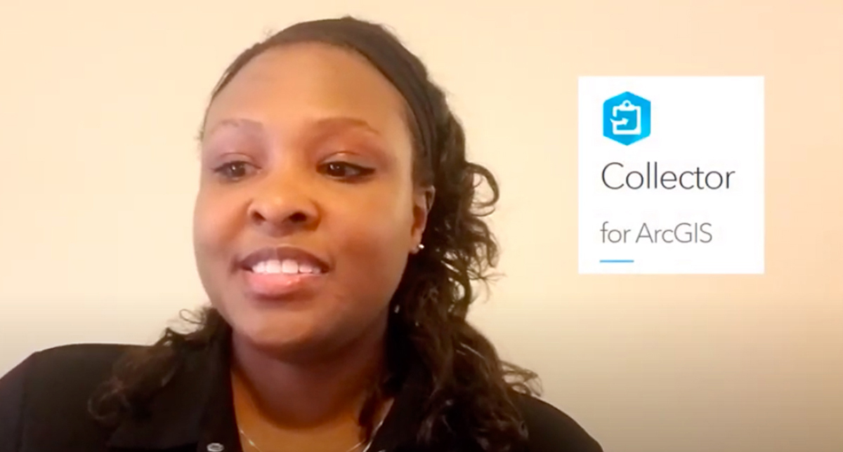 Lauren McAdoo, a recent MTSU graduate in geosciences, “wanted to develop a new set of skills” during her Master of Science in Professional Science internship this spring with True North Geographic Industries in Murfreesboro. She and other graduate students created videos to share their final MSPS project for the spring 2020 semester. (Screen capture from video presentation)