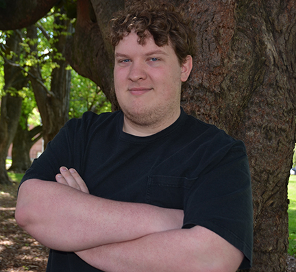 MTSU computer science alumnus Nathan Reale, who will begin working at Google's Mountain View, California, headquarters in June, is from Franklin, Tennessee. (MTSU photo by News and Media Relations)