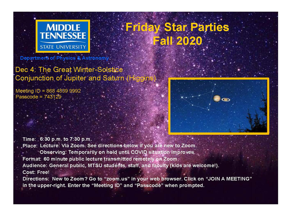 New Star Party graphic