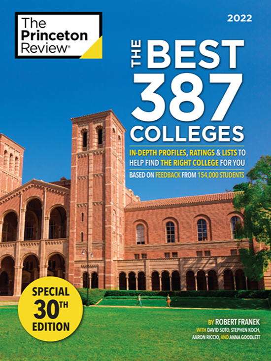 Click the image to see MTSU’s profile on The Princeton Review’s web listing of the Best 387 Colleges. (Cover photo courtesy of The Princeton Review)