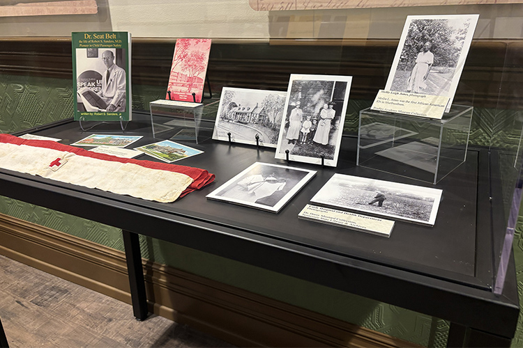 Historic memorabilia from the Rutherford County Health Department in Murfreesboro, Tenn., are on display as part of the Rutherford County Historic Courthouse Museum located on the Murfreesboro Public Square. A tour of the museum will kick off Middle Tennessee State University’s 2025 Lifelong Learning Program at 9 a.m. Wednesday, Aug. 20, spotlighting preservation projects by the MTSU Center for Historic Preservation. (MTSU photo by Nancy DeGennaro)