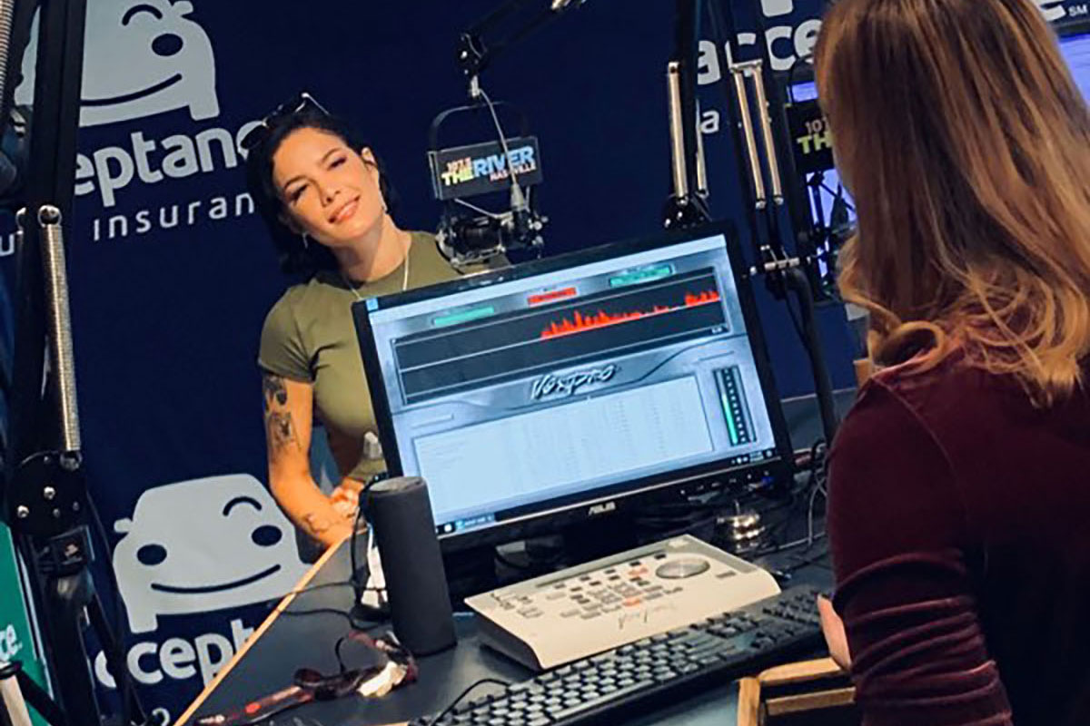 Savannah Grimm interviews pop star Halsey. (Photo: Submitted)