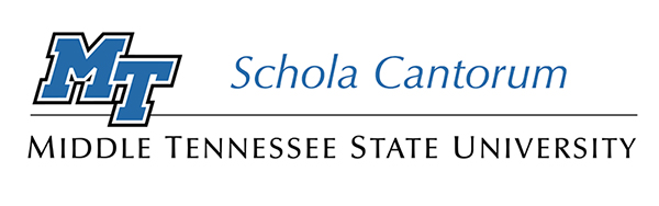 MTSU Schola Cantorum logo, School of Music