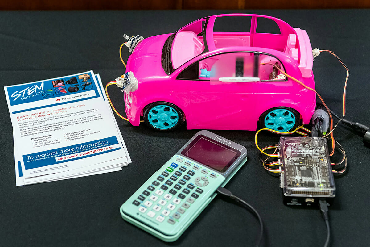 Texas Instruments high-tech gadgets and gizmos on display