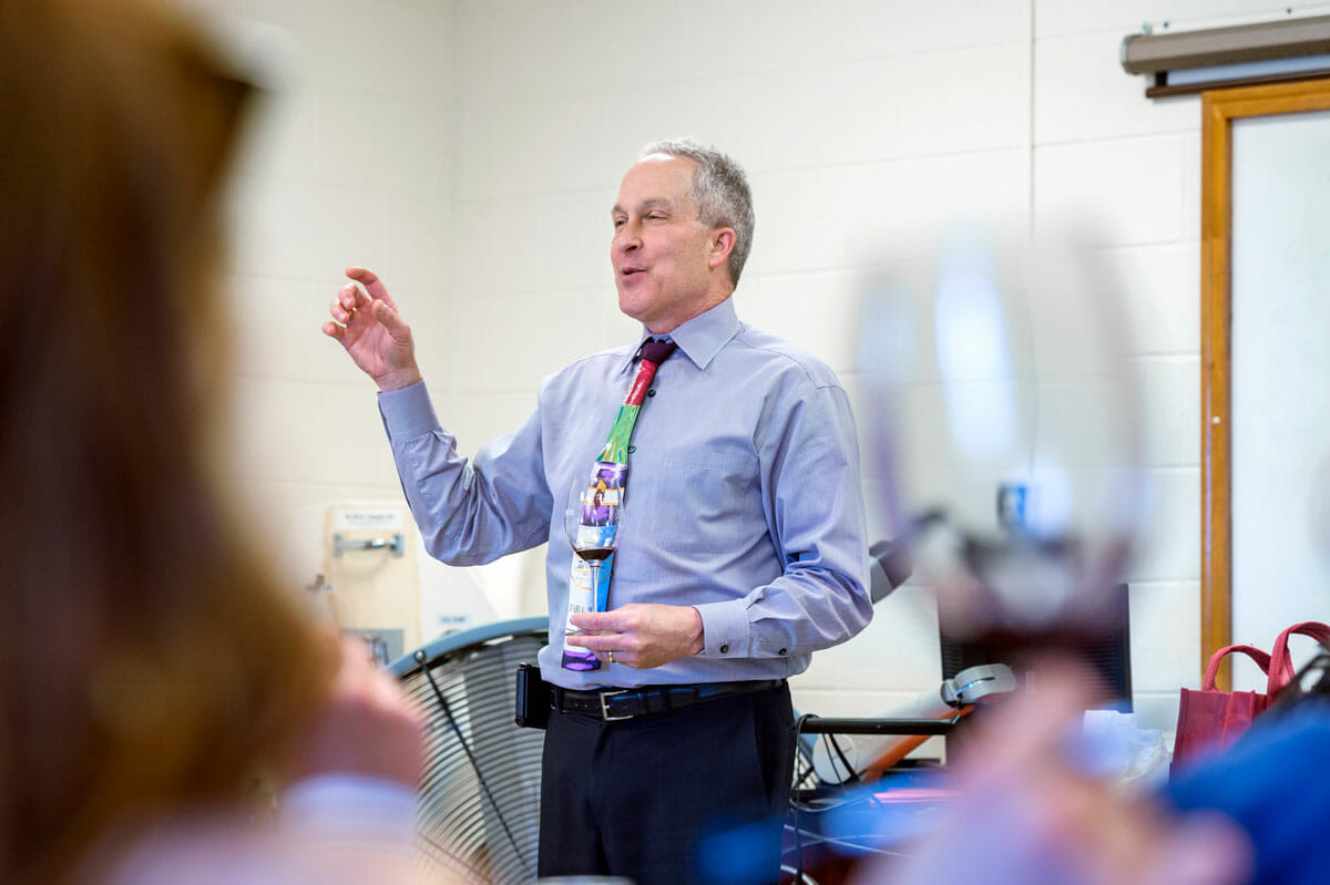 Tony Johnston, director of the MTSU Fermentation Science program in the School of Agriculture, will be part of a virtual Wines and Distilled Spirits of the Americas seminar at 4:30 p.m. Thursday, June 3, along with experts from Peru and Argentina universities. Johnston will discuss the growth of the U.S. artisanal distillery spirit and craft brewing industries. (MTSU file photo by J. Intintoli)