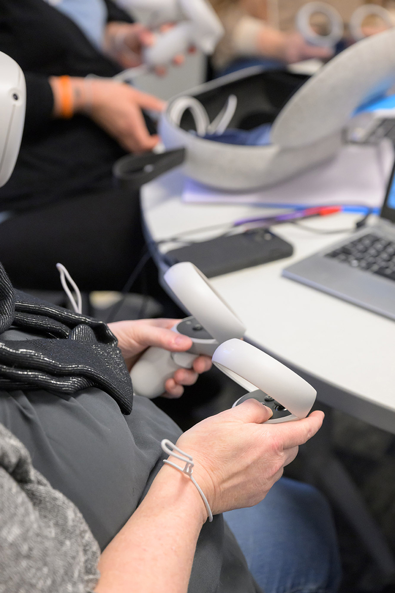 Through a three-year, nearly $550,000 federal grant from the Institute of Museum and Library Services and managed by MTSU’s School of Agriculture, six rural Tennessee libraries will utilize VR training to help their community residents explore employment opportunities. (MTSU photo by Andy Heidt)