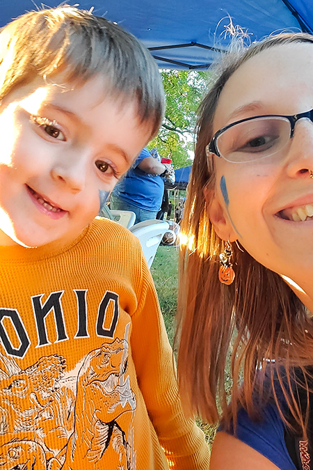 Aiko Baker, Middle Tennessee State University education student, right, balances parenting her son, Avery Baker, left, with her studies and part-time job with help from MTSU’s child care grant, which the university’s June Anderson Center awards to around 20 families each semester. The deadline to apply for the spring 2023 semester’s grant is 4 p.m. Friday, Dec. 2, and can be done through the center’s webpage at mtsu.edu. (Photo courtesy of Aiko Baker)