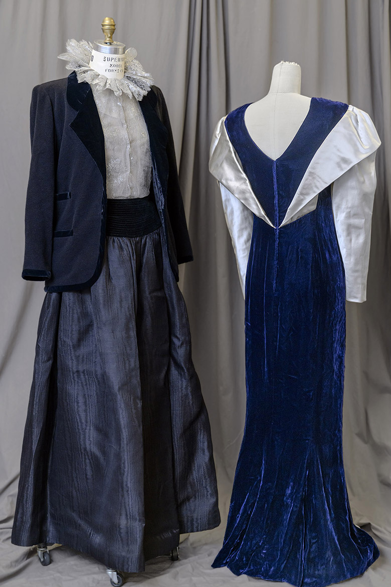 Iconic couture from the 1980s are featured in the exhibit, “Retro Rewind: Treasures from the Historic Costume Collection," hosted by the Department of Human Sciences, on display in Todd Art Gallery in Todd Hall, 524 Old Main Circle on the campus of Middle Tennessee State University in Murfreesboro, Tenn. The free exhibit is open through Saturday, March 22. (Photo by J. Intintoli)