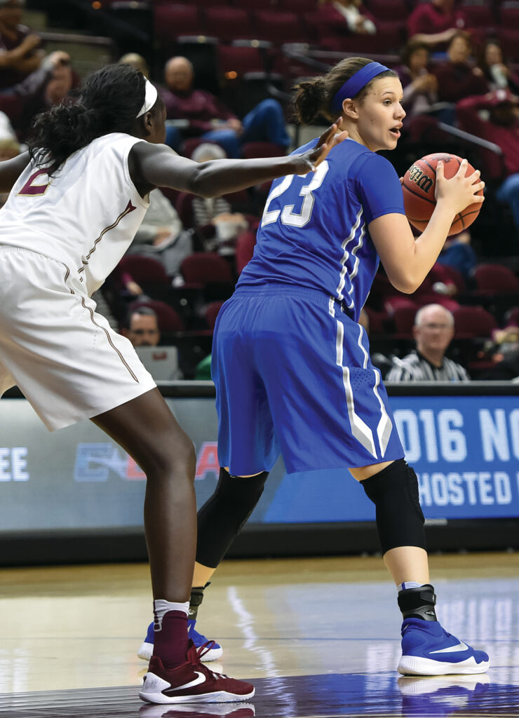 March 18, 2016: during the 1st round of the 2016 NCAA Women's Basketball Tournament between Middle Tennessee and Florida State University hosted at Texas A&M in College Station, Texas.
